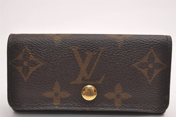 Authentic Louis Vuitton Monogram Multicles 4 Four Hooks Key Case M62631 LV 4745J