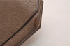 Authentic HERMES Levain Quatre Coin Purse Wallet Leather Brown 4746J