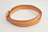 Authentic Louis Vuitton Leather Shoulder Strap Beige 39.4" LV 4747K