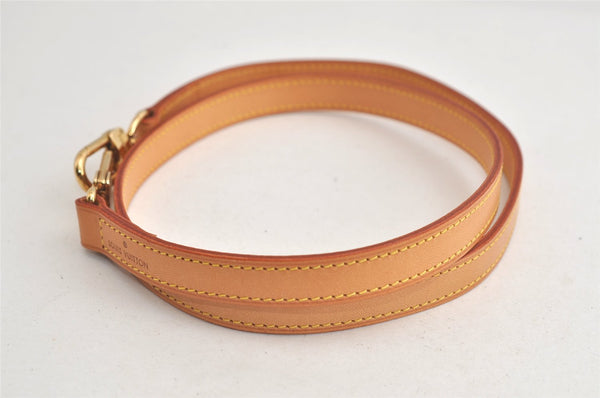Authentic Louis Vuitton Leather Shoulder Strap Beige 39.4" LV 4747K