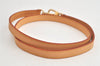 Authentic Louis Vuitton Leather Shoulder Strap Beige 39.4" LV 4747K