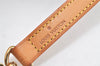 Authentic Louis Vuitton Leather Shoulder Strap Beige 39.4" LV 4747K
