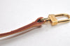 Authentic Louis Vuitton Leather Shoulder Strap Beige 39.4" LV 4747K