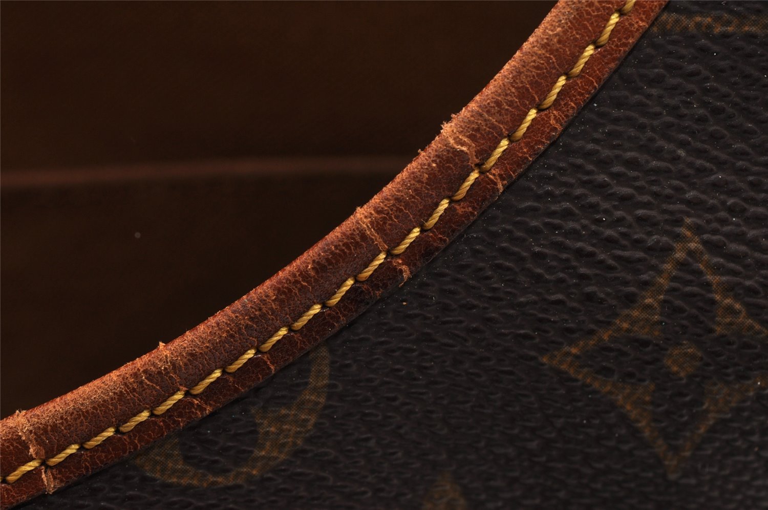 Authentic Louis Vuitton Monogram Saumur 43 Shoulder Cross Bag M42252 Junk 4748I