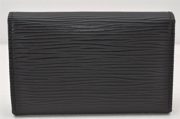 Authentic Louis Vuitton Epi Multicles 6 Key Case Black M63812 LV 4748K