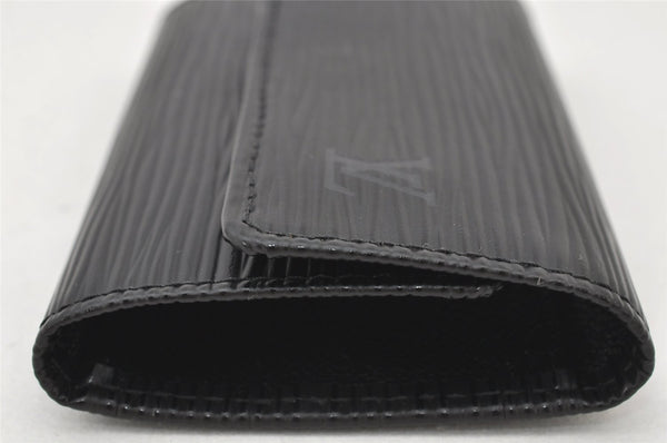 Authentic Louis Vuitton Epi Multicles 6 Key Case Black M63812 LV 4748K