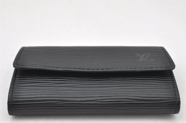Authentic Louis Vuitton Epi Multicles 6 Key Case Black M63812 LV 4748K