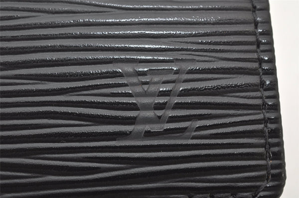 Authentic Louis Vuitton Epi Multicles 6 Key Case Black M63812 LV 4748K