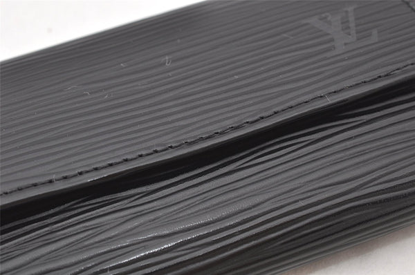 Authentic Louis Vuitton Epi Multicles 6 Key Case Black M63812 LV 4748K