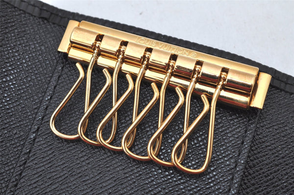 Authentic Louis Vuitton Epi Multicles 6 Key Case Black M63812 LV 4748K
