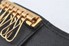 Authentic Louis Vuitton Epi Multicles 6 Key Case Black M63812 LV 4748K