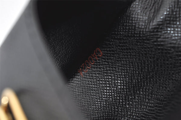 Authentic Louis Vuitton Epi Multicles 6 Key Case Black M63812 LV 4748K