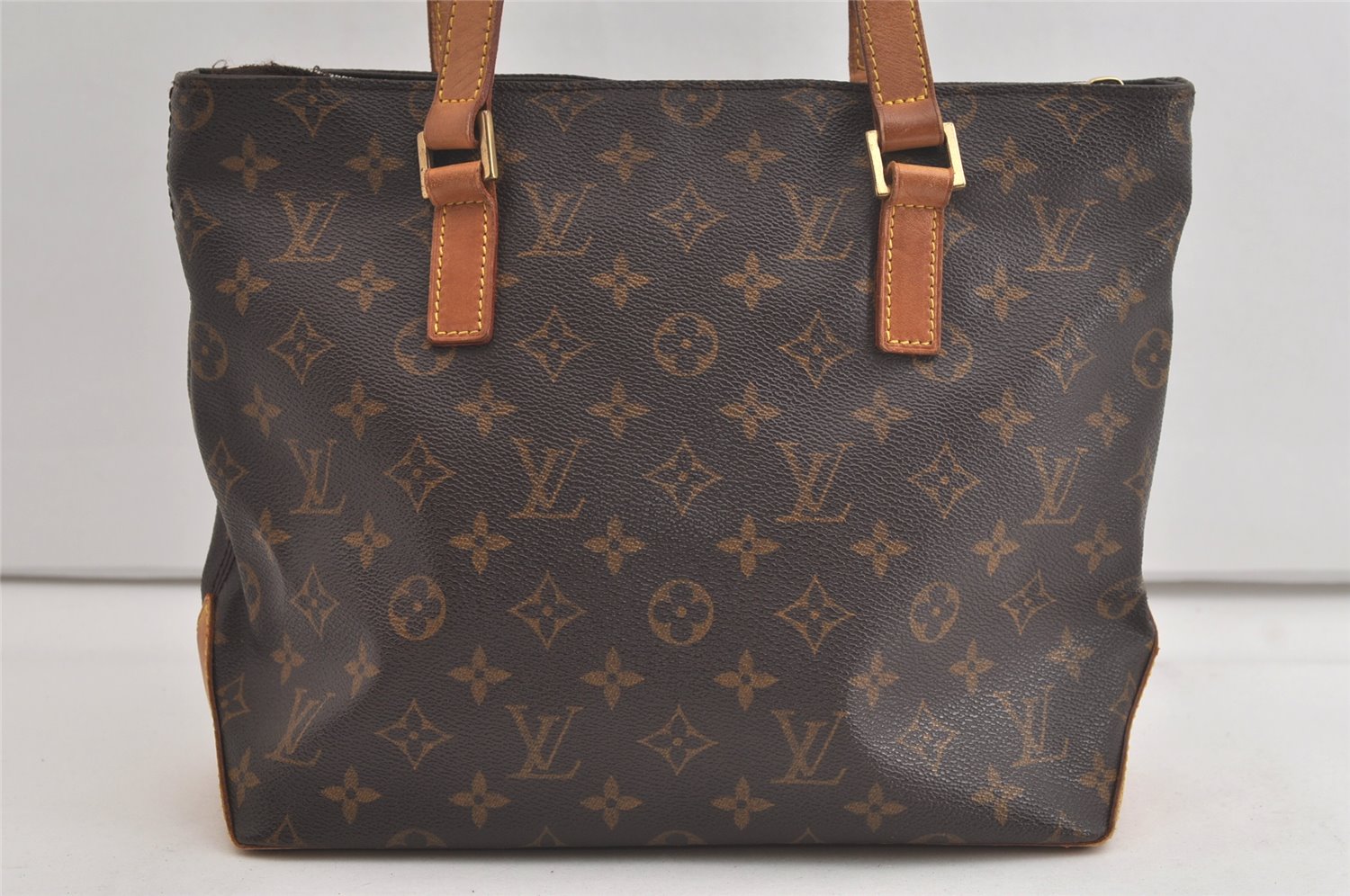 Authentic Louis Vuitton Monogram Cabas Piano Shoulder Tote Bag M51148 LV 4749K
