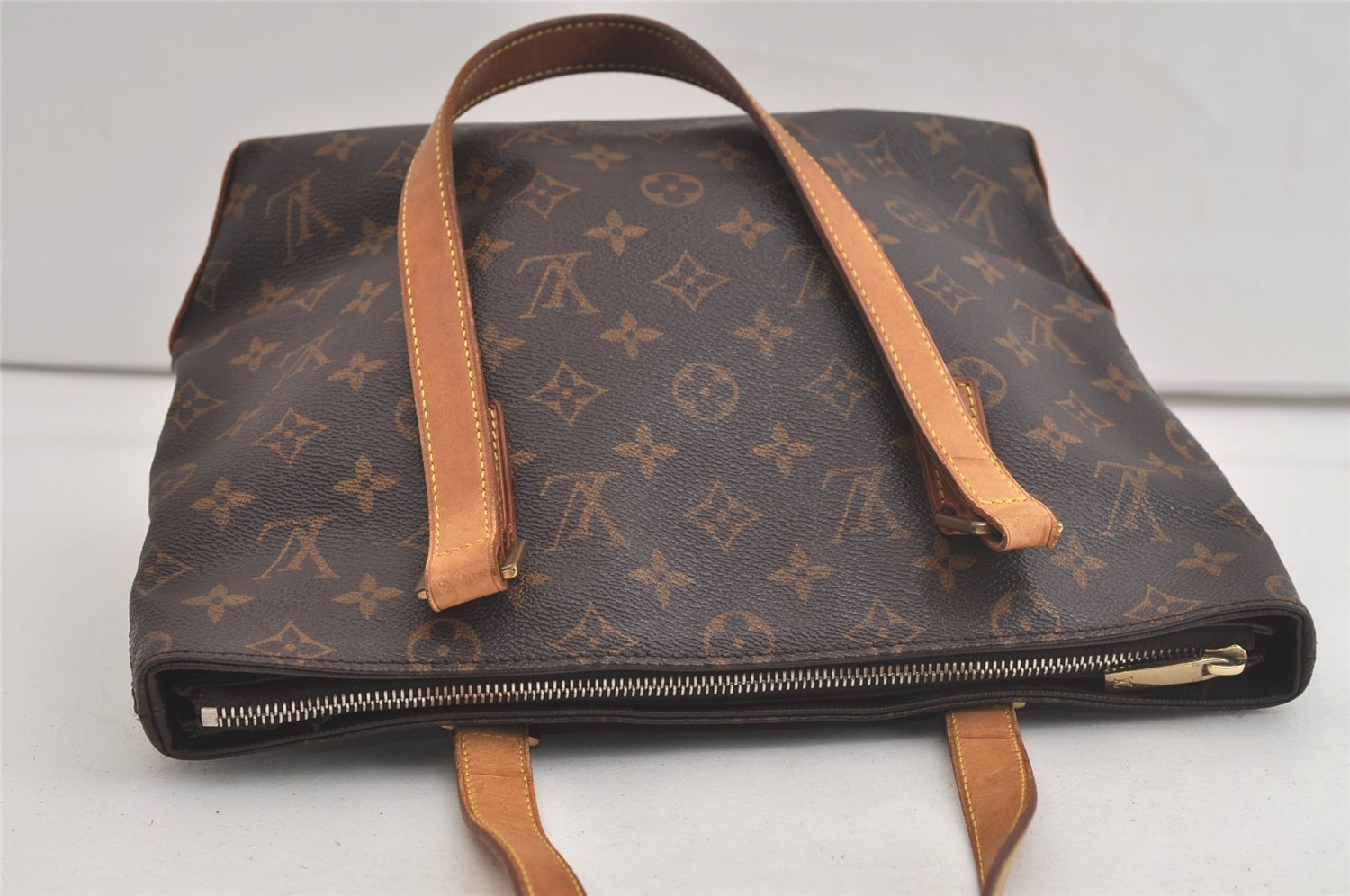 Authentic Louis Vuitton Monogram Cabas Piano Shoulder Tote Bag M51148 LV 4749K