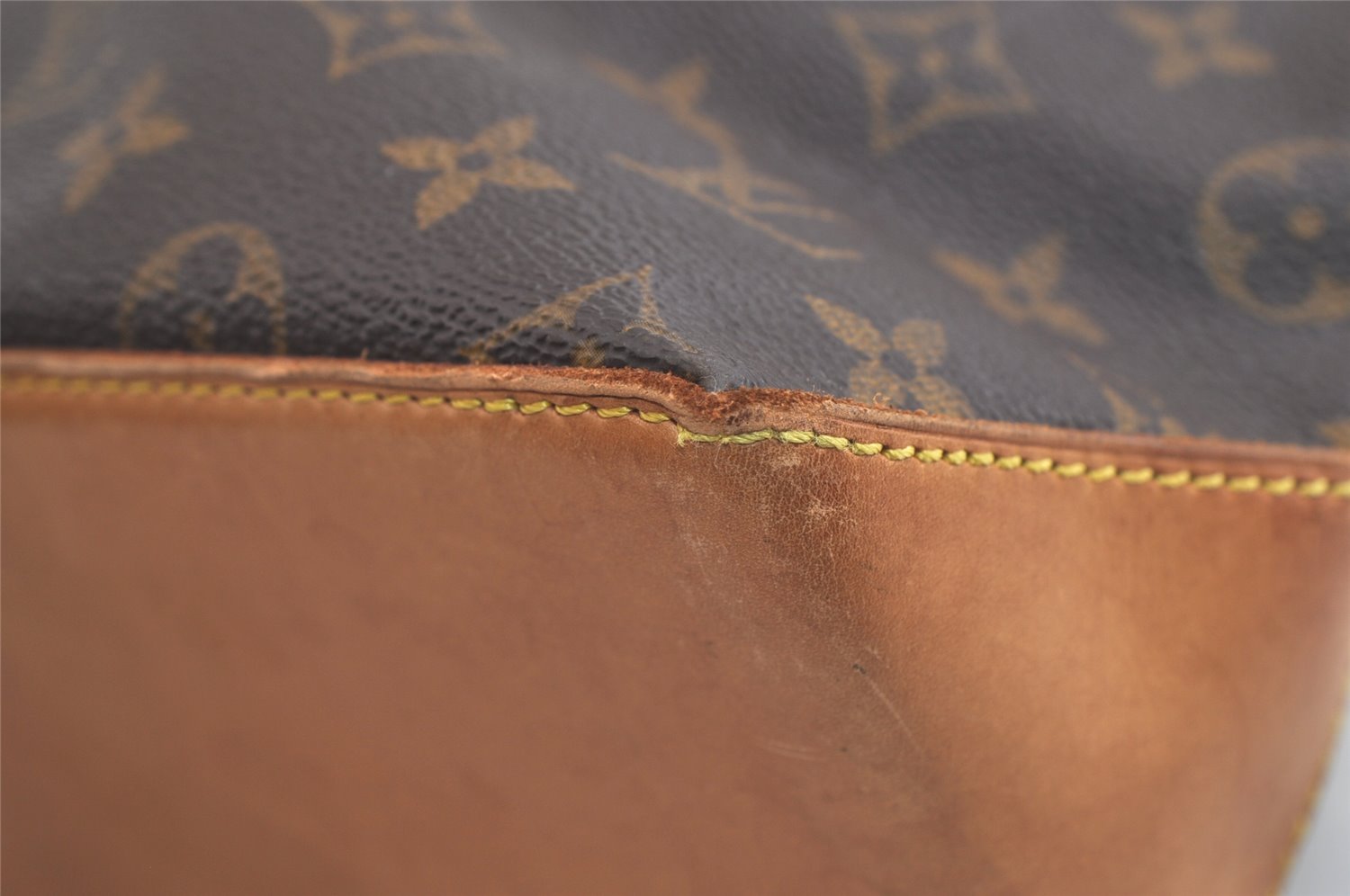 Authentic Louis Vuitton Monogram Cabas Piano Shoulder Tote Bag M51148 LV 4749K