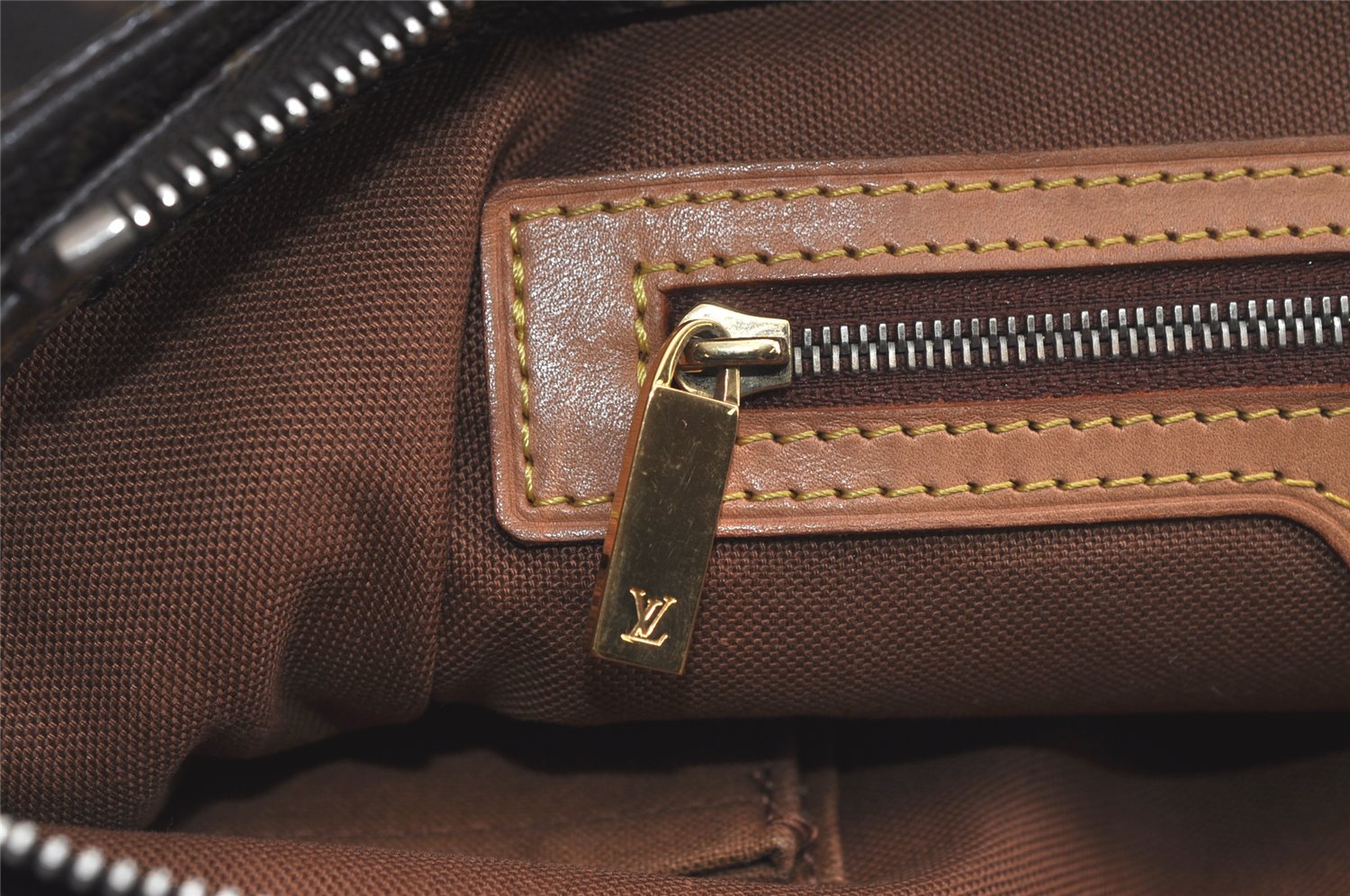 Authentic Louis Vuitton Monogram Cabas Piano Shoulder Tote Bag M51148 LV 4749K