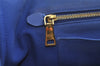 Authentic PRADA Vintage Canapa M Canvas 2Way Shoulder Hand Bag Blue 4750K