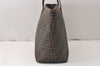 Authentic FENDI Vintage Zucca Shoulder Tote Bag PVC Brown 4751K