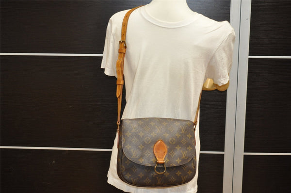Authentic Louis Vuitton Monogram Saint Cloud GM M51242 Shoulder Cross Bag 4752I