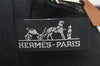 Authentic HERMES Vintage Fourre Tout PM Hand Tote Bag Canvas Black 4752K