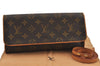 Authentic Louis Vuitton Monogram Pochette Twin GM Shoulder Bag M51852 LV 4753J