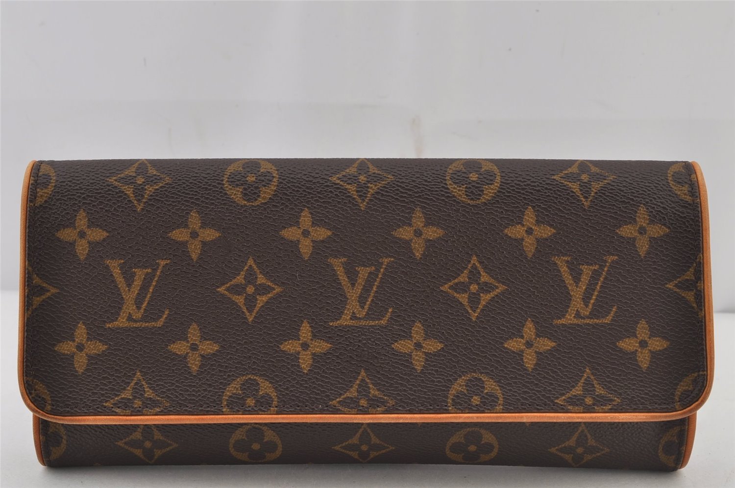 Authentic Louis Vuitton Monogram Pochette Twin GM Shoulder Bag M51852 LV 4753J