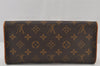 Authentic Louis Vuitton Monogram Pochette Twin GM Shoulder Bag M51852 LV 4753J