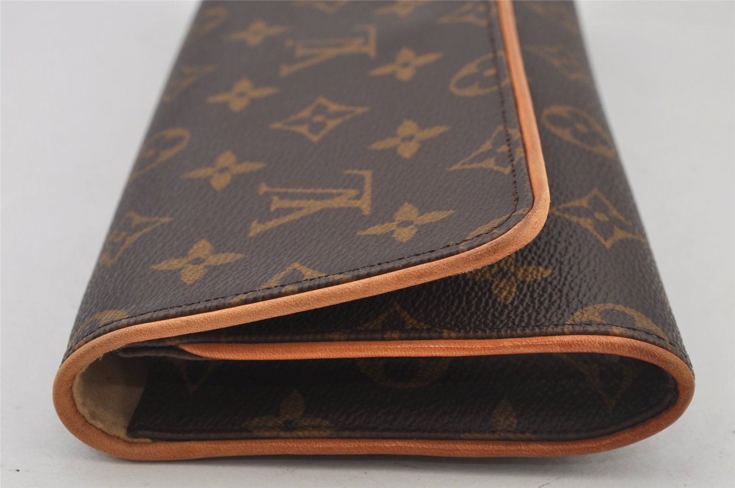 Authentic Louis Vuitton Monogram Pochette Twin GM Shoulder Bag M51852 LV 4753J