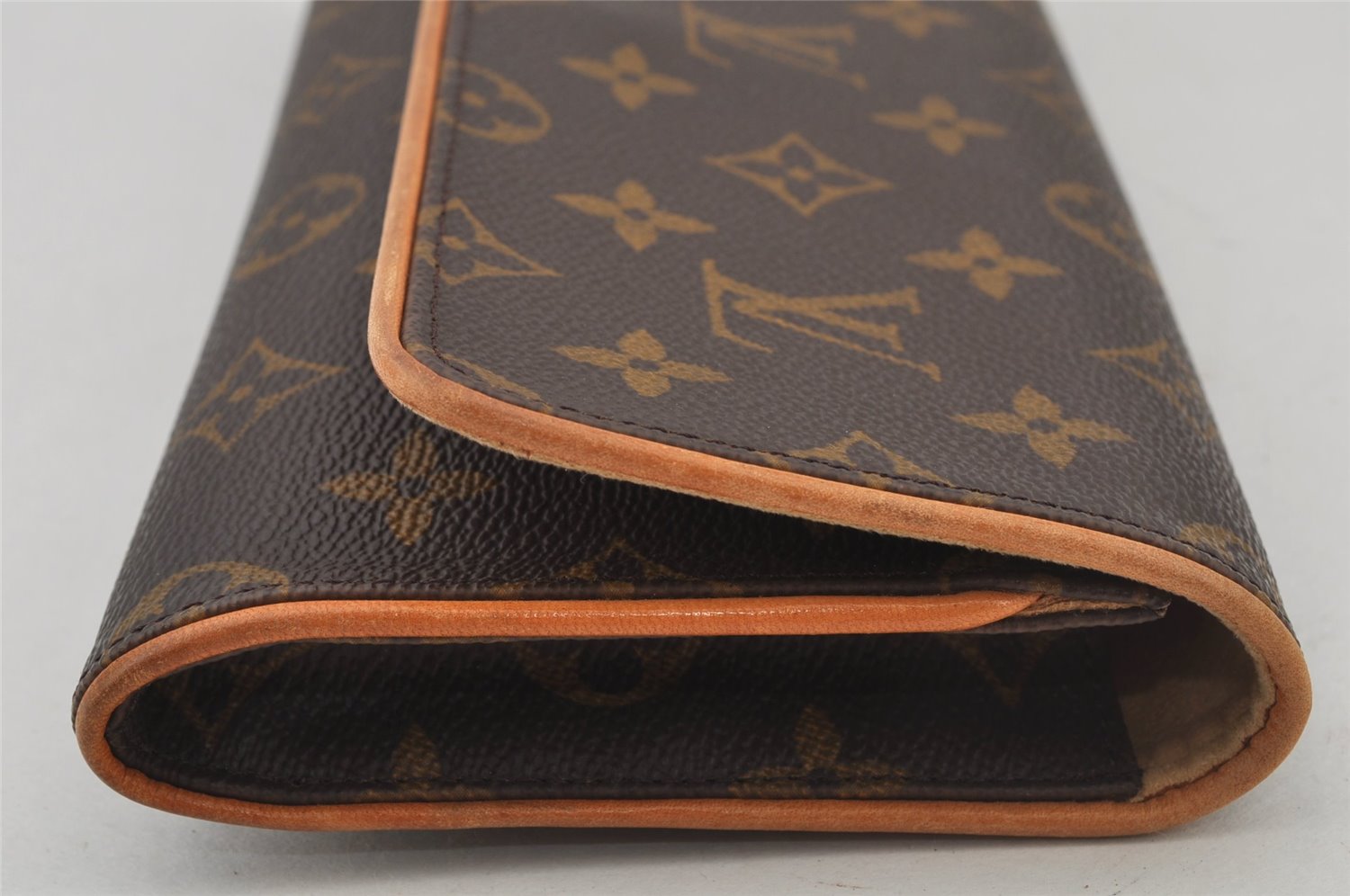 Authentic Louis Vuitton Monogram Pochette Twin GM Shoulder Bag M51852 LV 4753J