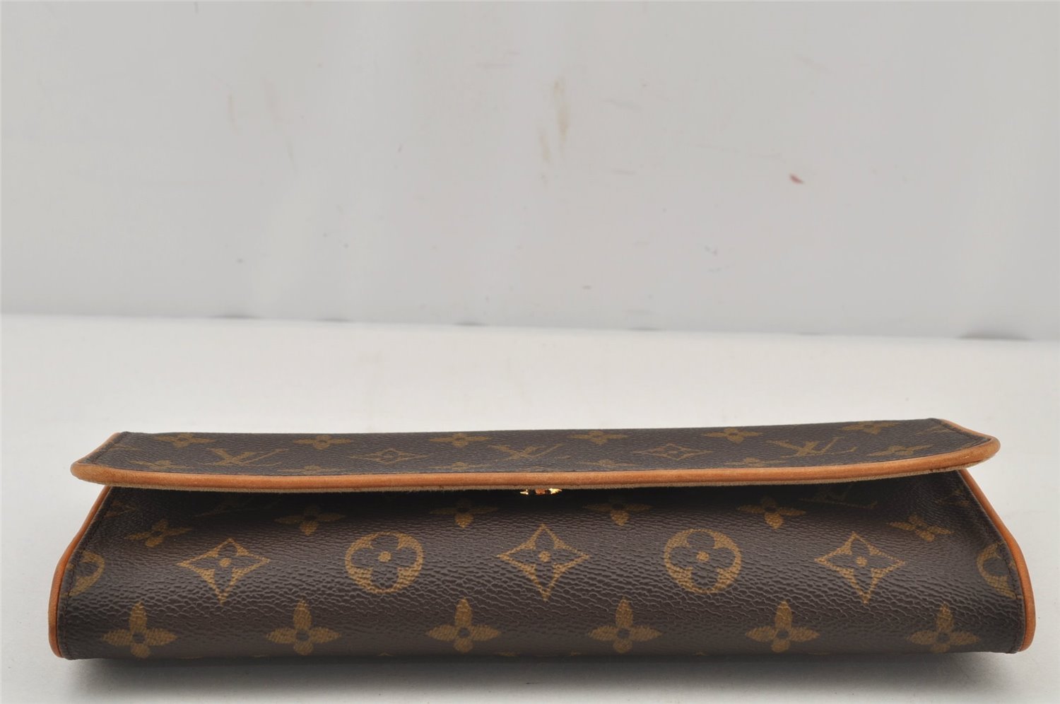 Authentic Louis Vuitton Monogram Pochette Twin GM Shoulder Bag M51852 LV 4753J