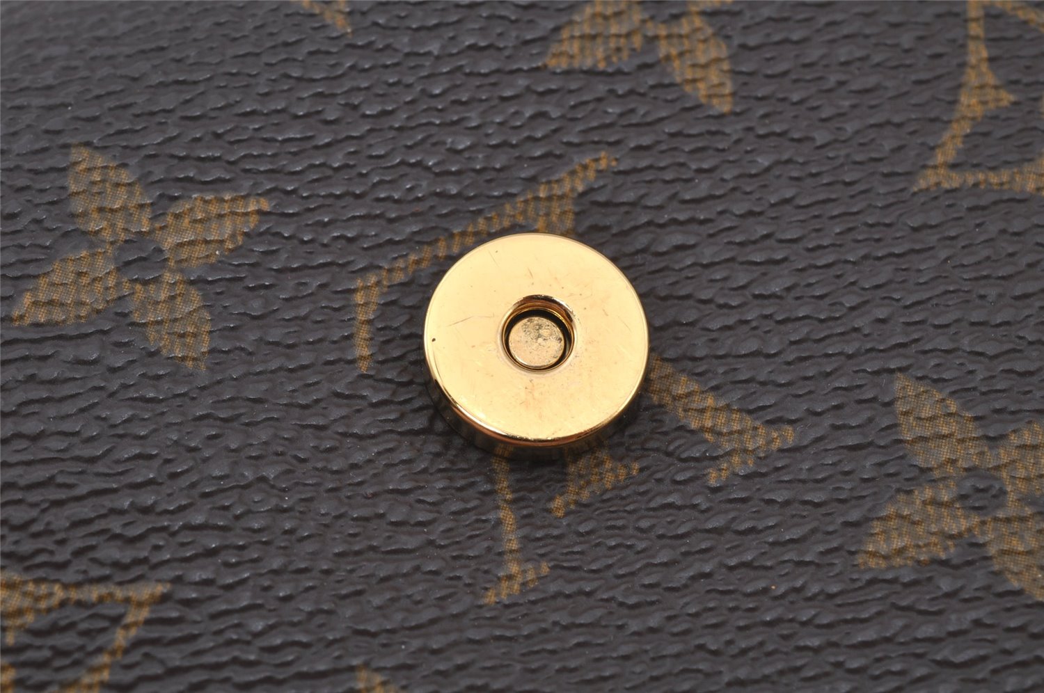 Authentic Louis Vuitton Monogram Pochette Twin GM Shoulder Bag M51852 LV 4753J