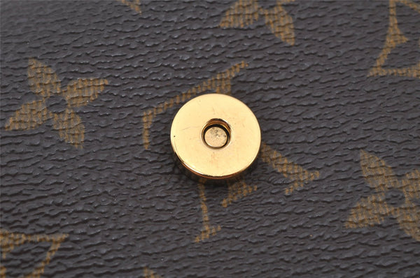 Authentic Louis Vuitton Monogram Pochette Twin GM Shoulder Bag M51852 LV 4753J