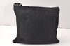 Authentic PRADA Nylon Tessuto Leather Shoulder Cross Body Bag Black 4753K