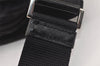 Authentic PRADA Nylon Tessuto Leather Shoulder Cross Body Bag Black 4753K