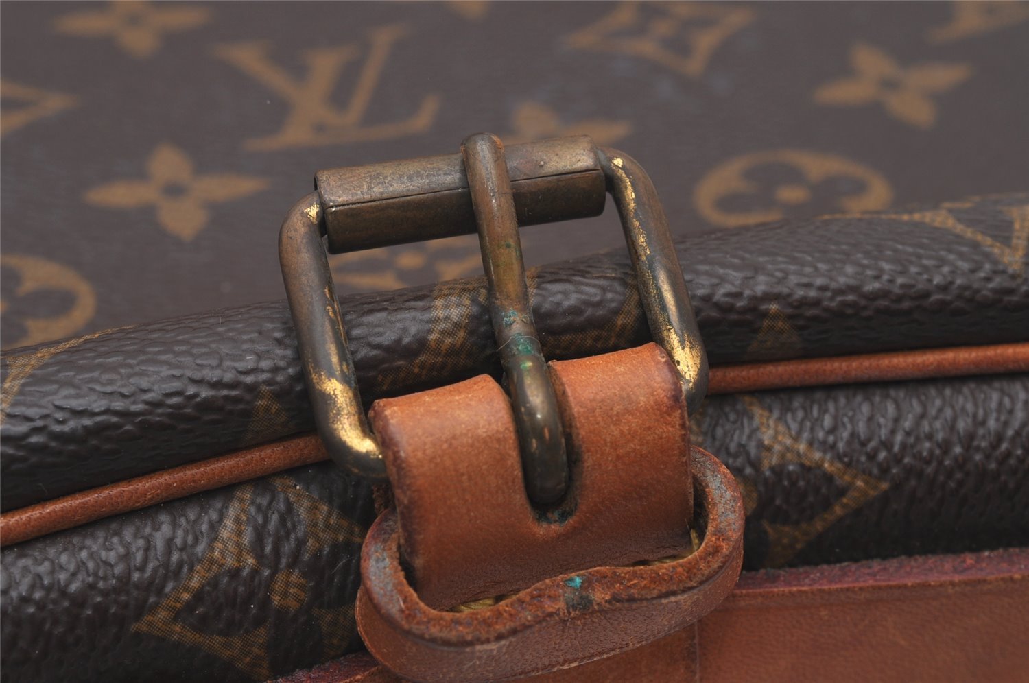 Authentic Louis Vuitton Monogram Cartouchiere GM M51252 Shoulder Cross Bag 4754I