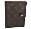 Authentic Louis Vuitton Monogram Agenda PM Notebook Cover R20005 LV 4754J