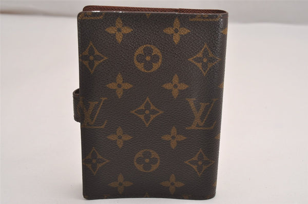 Authentic Louis Vuitton Monogram Agenda PM Notebook Cover R20005 LV 4754J