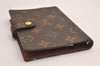 Authentic Louis Vuitton Monogram Agenda PM Notebook Cover R20005 LV 4754J
