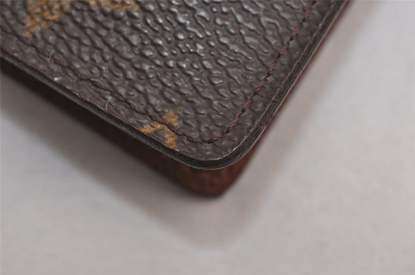 Authentic Louis Vuitton Monogram Agenda PM Notebook Cover R20005 LV 4754J