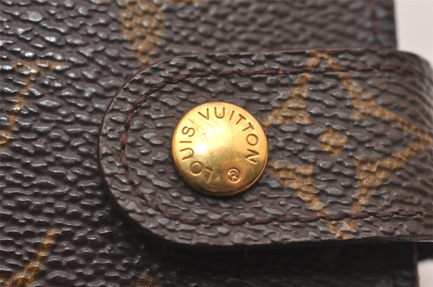 Authentic Louis Vuitton Monogram Agenda PM Notebook Cover R20005 LV 4754J