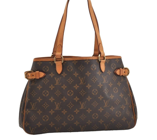 Authentic Louis Vuitton Monogram Batignolles Horizontal Tote Bag M51154 LV 4755J
