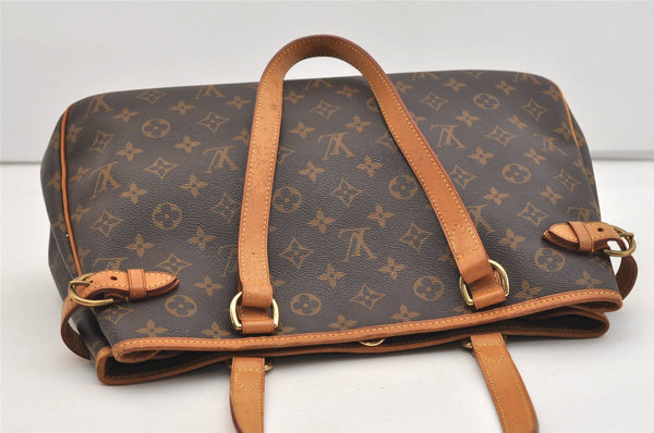 Authentic Louis Vuitton Monogram Batignolles Horizontal Tote Bag M51154 LV 4755J