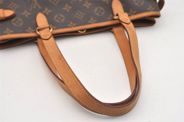 Authentic Louis Vuitton Monogram Batignolles Horizontal Tote Bag M51154 LV 4755J