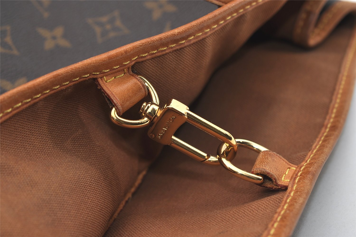 Authentic Louis Vuitton Monogram Batignolles Horizontal Tote Bag M51154 LV 4755J