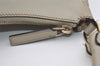 Authentic GUCCI Guccissima Abbey Shoulder Bag GG Leather 189833 White Junk 4756J