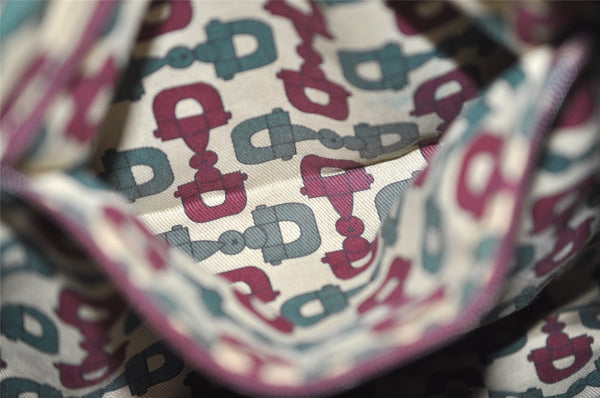 Authentic GUCCI Guccissima Abbey Shoulder Bag GG Leather 189833 White Junk 4756J