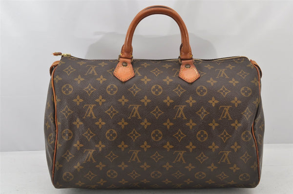 Authentic Louis Vuitton Monogram Speedy 35 Hand Boston Bag Old Model LV 4756K