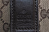 Authentic GUCCI Vintage Shoulder Tote Bag GG Canvas Leather 145971 Brown 4757J