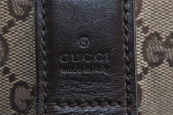 Authentic GUCCI Vintage Shoulder Tote Bag GG Canvas Leather 145971 Brown 4757J