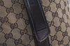 Authentic GUCCI Vintage Shoulder Tote Bag GG Canvas Leather 145971 Brown 4757J